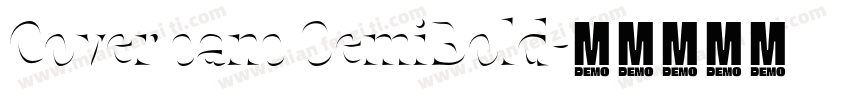 Cover sans SemiBold字体转换